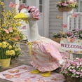thumbnail image 6 of Porch Goose Outfits, Outdoor White Goose Statue with Costume set Garden Decor, for Holiday Porch ,Gooses Clothes Yard Accent for Home Decors Housewarming Gifts, 6 of 9