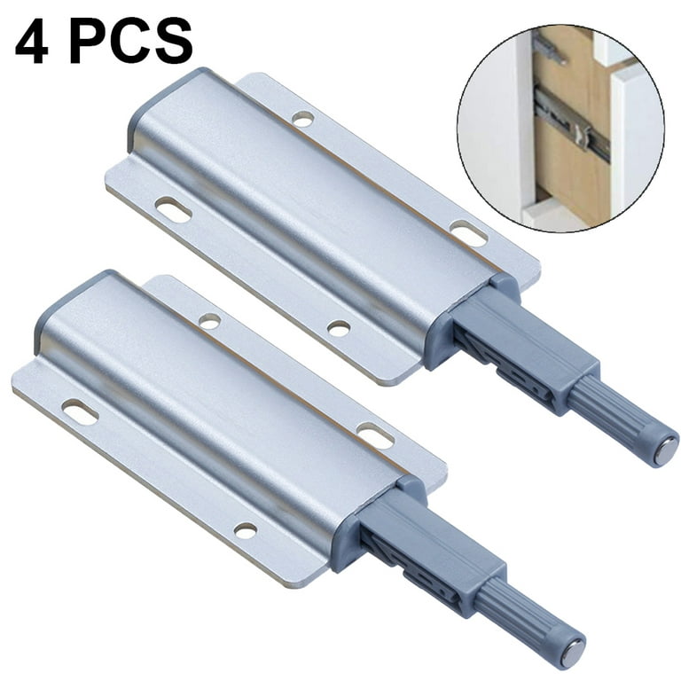 Push to Open Door Latch 4 Pack Magnetic Push Latches Heavy Duty for  Cabinets Touch Latches Kitchen Door Push Release Latch for Dr 