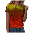 thumbnail image 6 of Godom Halloween Shirts for Women Cute Ghost Shirt Fall Pumpkin Tshirt Graphic Tees casual Short Sleeve Tops, 6 of 6