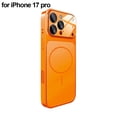 thumbnail image 1 of for 17 Pro Max Case-Heavy Duty Clear Case with Camera Lens Protection,Compatible Magnetic Design,Translucent Matte Finish,Anti-Fingerprint,Slim Rugged Phone Cover (2025 Model, Black), 1 of 8
