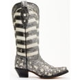 thumbnail image 3 of Corral Women's Stars And Stripes Blacklight Western Boot Snip Toe Black 10 M  US, 3 of 8
