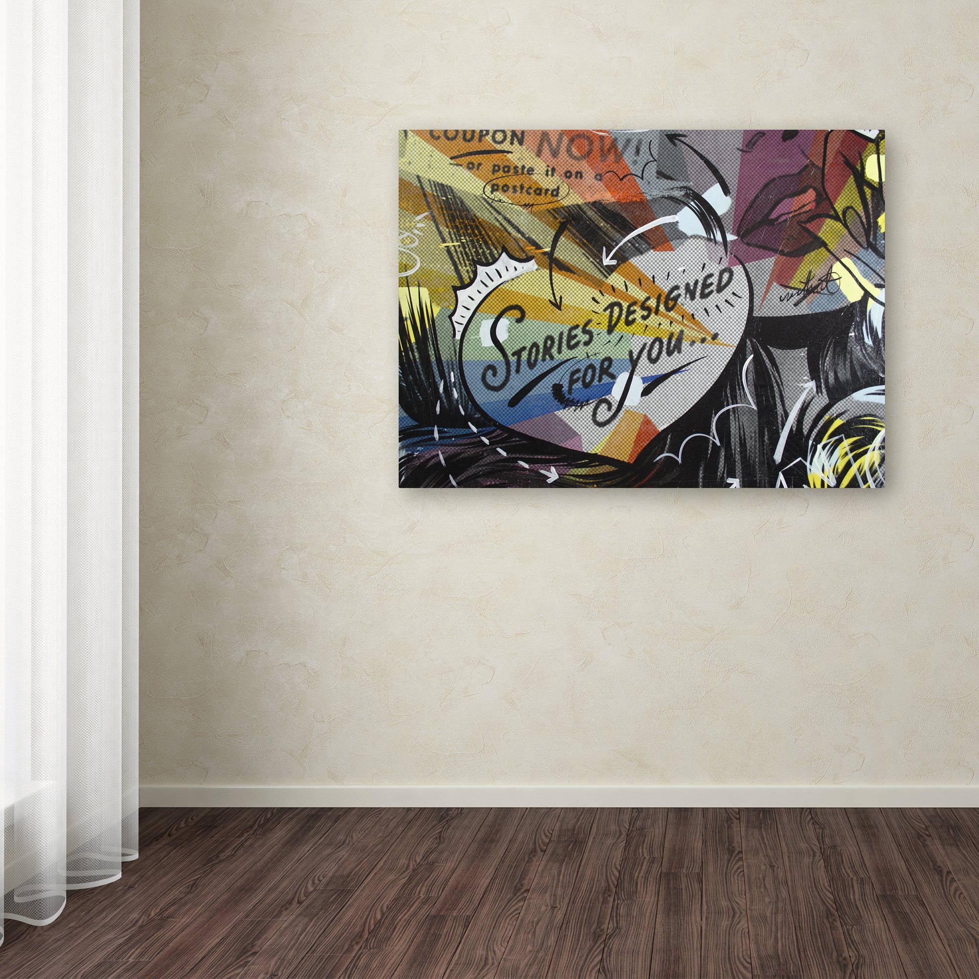 Trademark Fine Art "Coupon Stories" Canvas Art by Dan Monteavaro