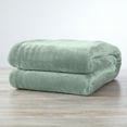 thumbnail image 5 of Great Bay Home Cozy Plush / Sherpa Reversible Throw Blanket, Full / Queen, Aqua Foam, 5 of 7