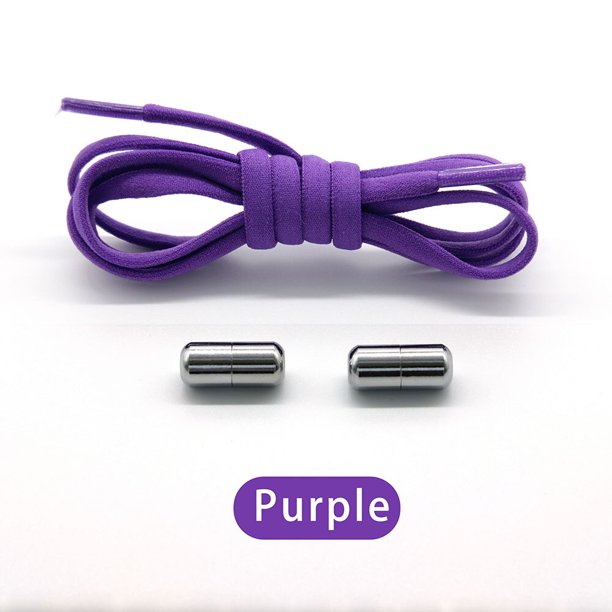 Cordones elásticos para zapatillas de niños y adultos, cordones semicirculares con cierre de Metal rápido
