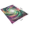 thumbnail image 4 of Colorful Spiral Pattern Blanket,Comfortable Soft Flannel Throw Blanket,All Season,Warm Lightweight Blankets for Sofa Bed Couch Living Room Chair,40"x50", 4 of 4