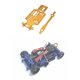 thumbnail image 3 of Chasis De Metal Y Placa De Segundo Piso Para Mini-q 1/28 Rc Drift,Amarillo Afortunado Sencillez, 3 of 4