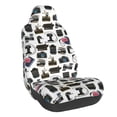 thumbnail image 1 of Wukai Cool Camera Full Set Car Seat Covers with Soft Padding Universal Auto Front Seats Protector and Cushion Mat, 1 of 5