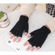 thumbnail image 1 of 2 pares de guantes unisex sin dedos de invierno Guantes cálidos de medio dedo para clima frío LIUYMXG, 1 of 5