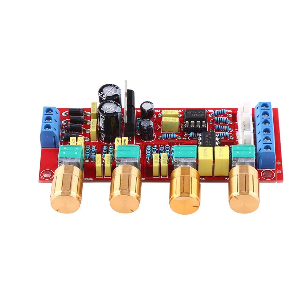 NE5532 Pre-amplifier Preamp Tone Board DIY Treble Alto Bass Volume Control Kits