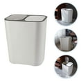 thumbnail image 6 of Eease Dual Compartment Kitchen Recycle Trash Can with Lid, 6 of 7