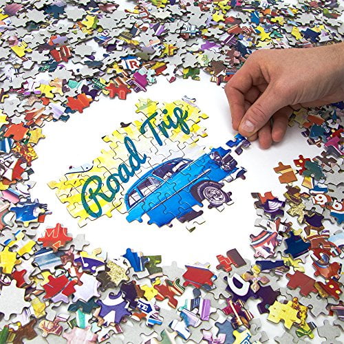 Paradox Puzzle Company TPUZ-601 The Great American Roadtrip Jigsaw Puzzle 1000 Piece for sale online 