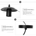 thumbnail image 2 of Masteelf 1Pc Disc Shaped Spring Clip Lamp Holder Light Socket For Bookstores, 2 of 8