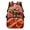 Orange Sports Car Splatter, variant on Comfortable Backpack for Daypack Shopping, Polyester Soft Large Capacity Backpack, Orange Sports Car Splatter