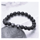 thumbnail image 3 of Collar Con Dije Disco Pesa Cadena Acero Inoxidable Gym Fit Malubero, Negro, 3 of 5