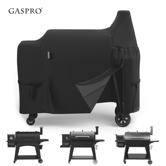 GASPRO Grill Cover for Pit Boss Austin XL, 600D Heavy-Duty Pellet Smoker Cover with Waterproof PVC Coating, Tear & Weather Resistant, UV Resistant, Fits Pit Boss 1000 Series & Z Grills 1000 Series