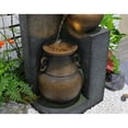 thumbnail image 6 of Fountain 4 Tiered Floor Standing Outdoor Water Fountains and Waterfalls for Garden, 6 of 7