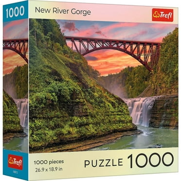 MasterPieces 1000 Piece Jigsaw Puzzle - National Parks Of America Map, Educational Fun For Adults, Family & Kids