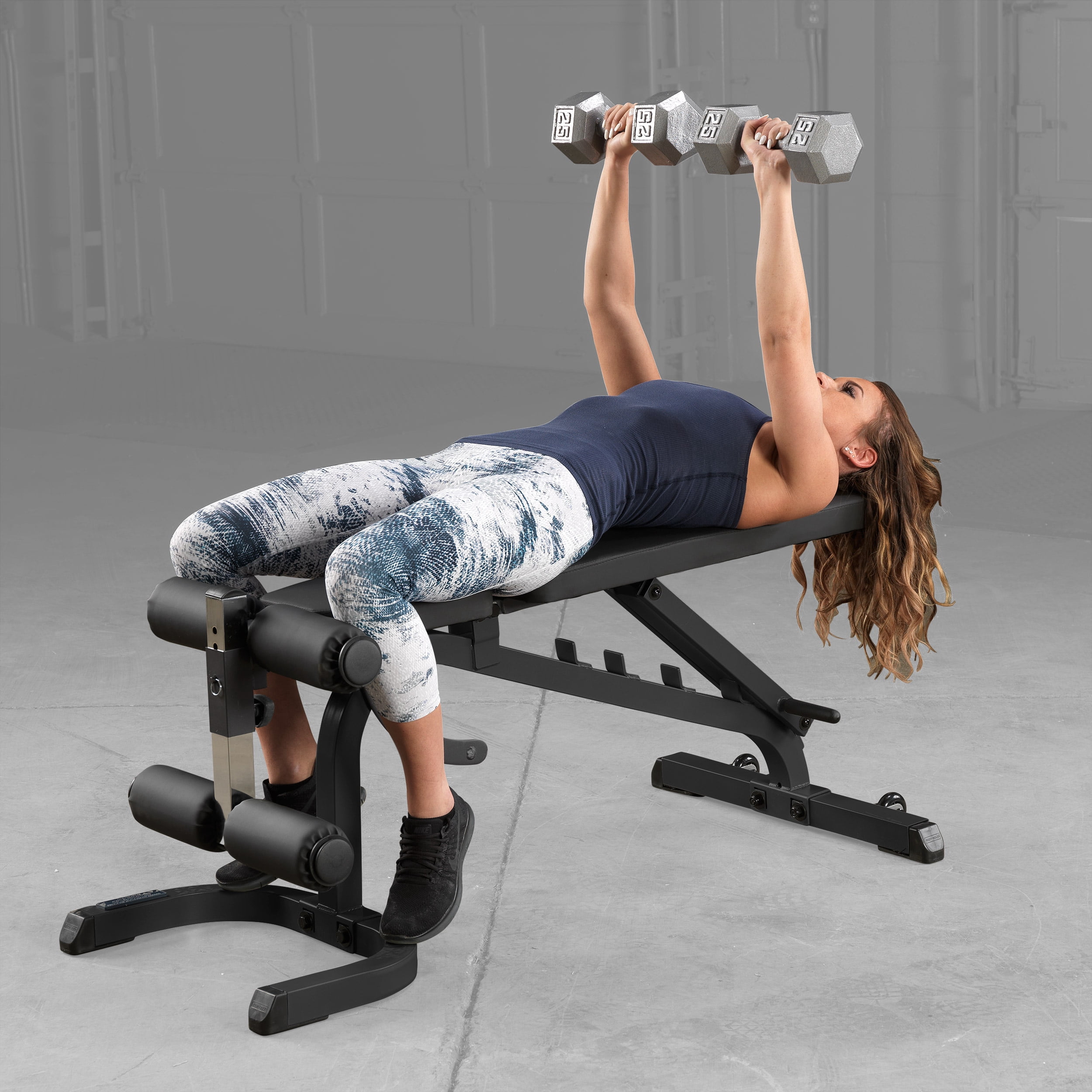 Body Solid - GFID31B Adjustable Bench with Leg Hold Down included