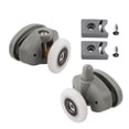thumbnail image 4 of predolo Shower Door Rollers Glass Sliding Door Pulley Track Wheels Replacement Nylon Material Rollers Runners Pulleys Slide Set Suitable for Shower Steam Room Single Wheel 25mm, 4 of 8