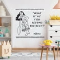 thumbnail image 3 of What If We Fish Beyond The Reef Disney Princess Moana Quote Silhouette Vinyl Wall Art Sticker Wall Decal Home Decoration Girl Boy Room Wall Decor Kinder Nursery Kids Children Room Size (10x10 inch), 3 of 3