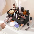 thumbnail image 6 of Livhil Makeup Organizer And Storage, Makeup Organizer Countertop, Black Makeup Organizer with 3 Drawers, 6 of 7