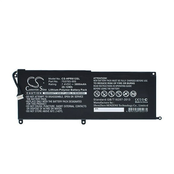3800mAh 775691-001 HSTNN-UB6E KK04XL 753329-1C1 753703-005 HSTNN-IB6E Battery for HP Pro Tablet x2 612 G1(J9Z38AW)