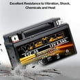 thumbnail image 2 of YTZ10S-BS High Performance Maintenance Free Sealed AGM Motorcycle ATV Battery, 2 of 5