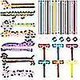 thumbnail image 2 of 25 Pieces Dyslexia Reading Strips Compatible Kids Animal Tracking Rulers, 2 of 5