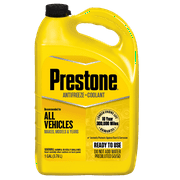 Prestone Original Extended Life 50/50 Prediluted Antifreeze/Coolant, 1 gal. (All Vehicles Antifreeze Coolant)