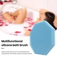 thumbnail image 2 of vnanda Exfoliating Bath Brush Silicone Exfoliating Shower Massage Brush with Handle Strap Non-slip Reusable Body Scrubber for A Refreshing Bath Experience, 2 of 7
