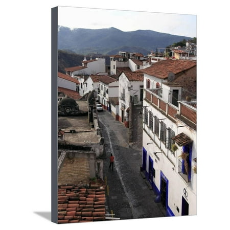 Colonial Silver Taxco, Colonial Town Well Known For Its Silver Markets, Guerrero State, Mexico, North America Stretched Canvas Print Wall Art By Wendy Connett ()
