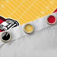 thumbnail image 4 of Manfei Red Football Helmet Curtains Pack of 2 (42x84 Each),Rugby Sport Curtains Blackout,Boys Ball Game Bedroom Curtains For Kids,Ultra Soft Home Decor, 4 of 6