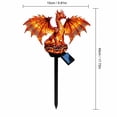 thumbnail image 2 of Dragon Legacy Golden Ember Edition Solar Garden Light, Ember Dragon Luminous Outdoor Statue, Gothic Medieval Halloween Patio Decor, Special Gift for Dragon Lovers, 2 of 8