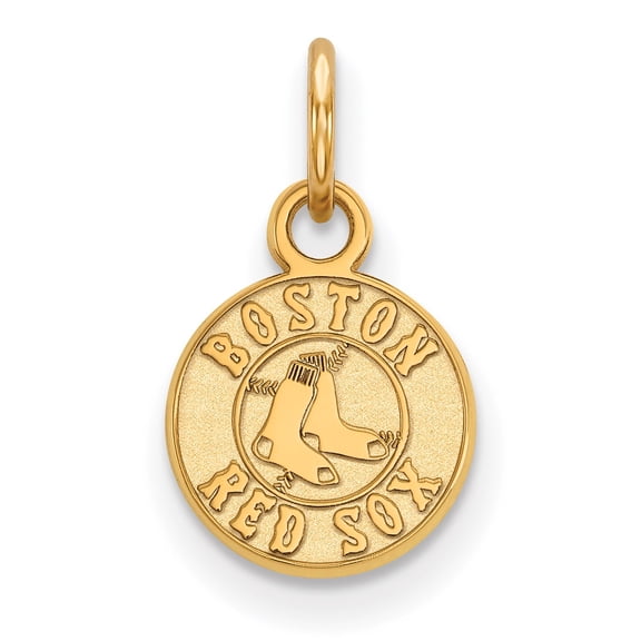 Women's Boston Red Sox Gold-Plated Sterling Silver Extra-Small Pendant