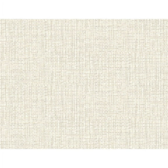 Kenneth James Woven Summer White Grid Wallpaper
