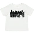 thumbnail image 3 of Inktastic Memphis City Skyline with Grunge Boys or Girls Toddler T-Shirt, 3 of 5
