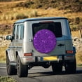 thumbnail image 6 of Kdxio Spare Tire Cover for RV Trailer, Waterproof Wheel Cover,Camper Spare Tire Cover Fit for Rv SUV Truck Travel Trailer 15 inch-Purple Glitter, 6 of 8