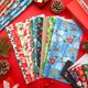 thumbnail image 3 of Tudomro 70 Piezas de Cuadrados de Tela para Patchwork Navideños 25x25 cm, 3 of 6