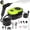 Green, variant on KANFUAQ Handheld Steam Cleaner,2500W 15pcs Accessories Portable Steamer for Cleaning,3-Level Adjustable,15s Heat-Up,1.4L Large Tank for Home,Car,Kitchen,Bathroom