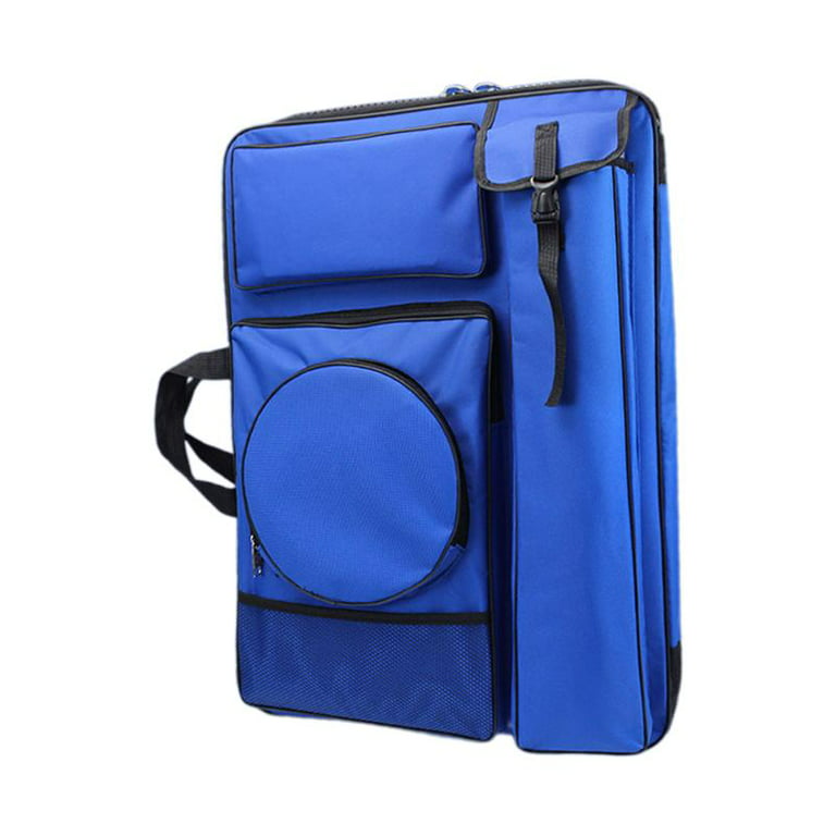 Water-Resistant Art Portfolio Carry Case Bag Backpack 18.6 x 13.9