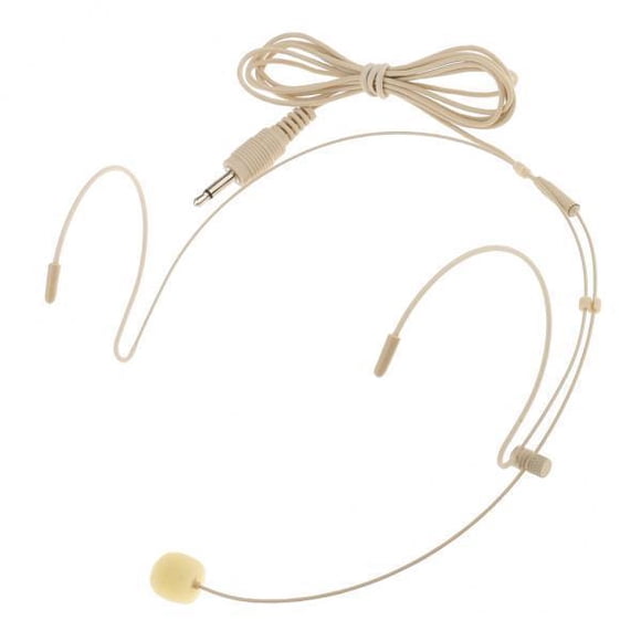 8 Auricures Profesionales Con Para Oreja/micrófono De Cabeza De 3,5 Mm Sunnimix Micrófono de auriculares de 3 pines