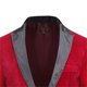 thumbnail image 5 of Abrigo de traje de ante cosido Traje versátil de otoño e invierno de un solo pecho para hombre Pompotops oipoqjl22037, 5 of 8