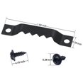 thumbnail image 2 of Colgadores de cuadros con dientes de sierra, 100 piezas, gancho para colgar cuadros pequeños, colgadores de cuadros negros con tornillos, soluciones para colgar cuadros, accesorios para colgar cuadros, 2 of 5