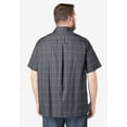 thumbnail image 3 of KingSize Men's Big & Tall Wrinkle-Resistant Short Sleeve Button Down, Printed, 3 of 6