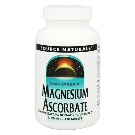 Source Naturals - Magnesium Ascorbate 1000 mg. - 120