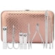 thumbnail image 3 of Kit de cuidado de uñas juego de cuidado de uñas de acero inoxidable cuidado de uñas portátil para viajes para uso en el hogar, 3 of 8