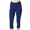 thumbnail image 5 of Terry Bike Pants Women Padded Wayfarer Cycling Capris Pants With Padding 20 Inch Long High Waisted Padded Bike Knicker, 5 of 11