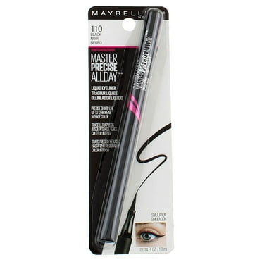 Maybelline EyeStudio Master Precise Liquid Eyeliner Ink Pen, Black [110], 1 ea