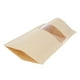 thumbnail image 2 of Bolsa de papel Kraft Zulema Bolsas auto sellantes de papel Kraft 50X con ventana transparente 12x20 + 4, 2 of 8