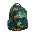 thumbnail image 2 of Yuyamidu Cartoon Dinosaur Backpack for Kids 5-7 Boys Girls Kindergarten to 2nd Grade, 17 Inch Lightweight Waterproof Multi-Pocket Bookbag with Padded Adjustable Straps Back to School Gifts, 2 of 8